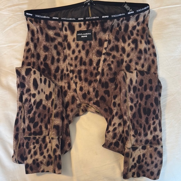 Dolce & Gabbana Animal Print Leggings - Picture 1 of 4